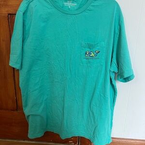 Vineyard Vines Men's Teal Short Sleeve Tee